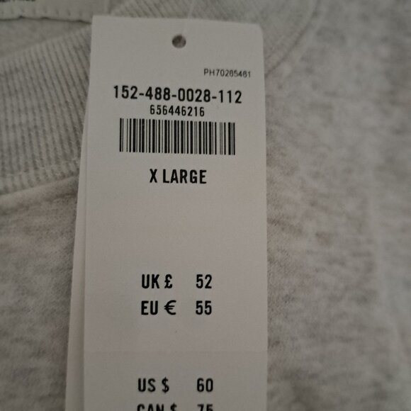 Vintage Abercrombie & Fitch Soft Collection SweatShirt  XL Gray/ Red Pullover - Picture 7 of 8